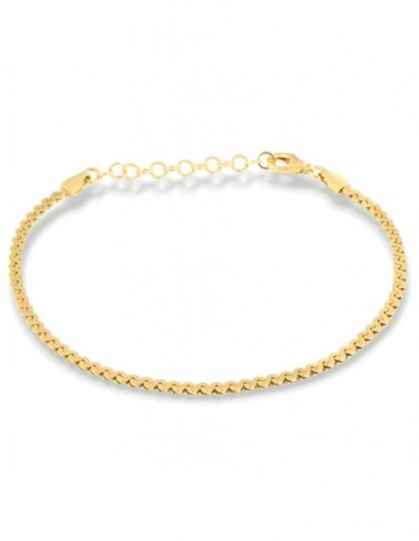 Bracciale Argento Dorato Intrecciato [1cad9b60]