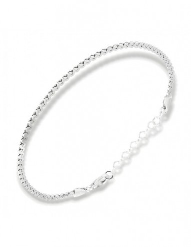 Bracciale Argento Rodiato Intrecciato [0565b2f0]