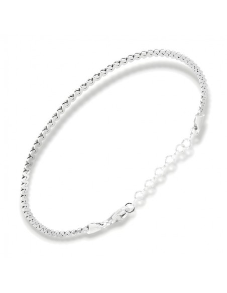 Bracciale Argento Rodiato Intrecciato [0565b2f0]