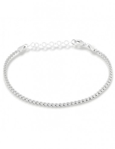 Bracciale Argento Rodiato Intrecciato [48e56ff6]