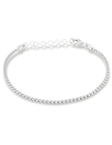 Bracciale Argento Rodiato Intrecciato [48e56ff6]