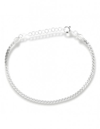 Bracciale Argento Rodiato Intrecciato [fff8aef2]