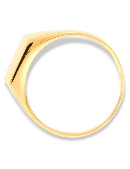 Anello Oro Giallo Chevalier Scudo Liscio [454e20a7]
