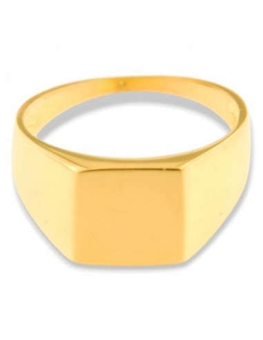 Anello Oro Giallo Chevalier Scudo Liscio [9c6863aa]