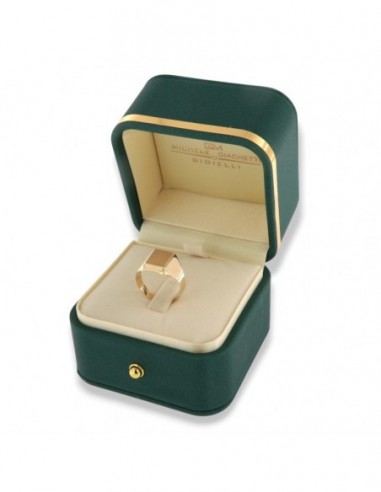 Anello Oro Giallo Chevalier Scudo Satinato Rettangolare [86566ca5]