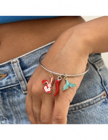 Bracciale Acciaio Schiava Coniglio/Balena [4ebb779e]