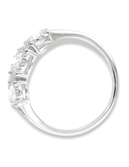 Anello Oro Bianco Trilogy Zirconi Bianchi [1b7564d0]