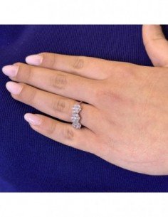 Anello Oro Bianco Trilogy Magic Zirconi Bianchi [aacc6373] 2