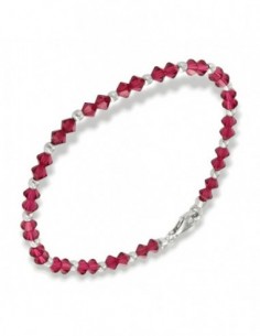 Bracciale Argento Rodiato Sfere Sfaccettate [febf88cb]