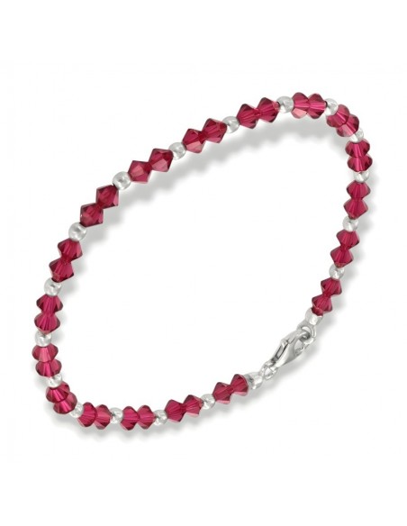 Bracciale Argento Rodiato Sfere Sfaccettate [febf88cb]