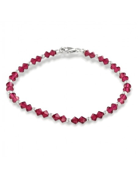 Bracciale Argento Rodiato Sfere Sfaccettate [baef7d1f]