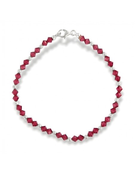 Bracciale Argento Rodiato Sfere Sfaccettate [0df2bc1b]