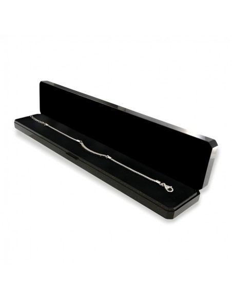 Bracciale Argento Rodiato Popcorn Zirconi Neri [4af2dc67]