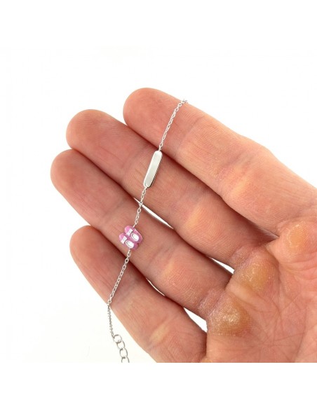Bracciale Argento Rodiato Neonato Scarpe Danza [05c812a1]