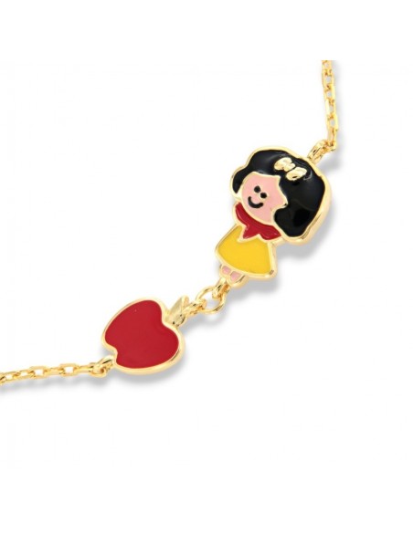Bracciale Argento Dorato Neonato Fiaba [11afacad]
