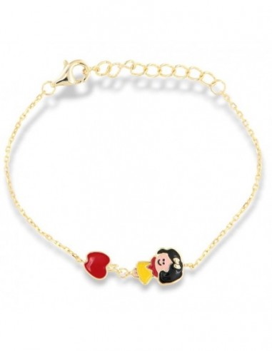 Bracciale Argento Dorato Neonato Fiaba [a3e22ab7]