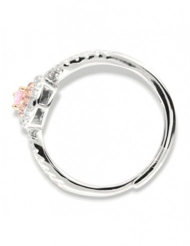 Anello Argento Rodiato Principessa Rosa Goccia [26024dbe]