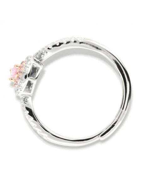Anello Argento Rodiato Principessa Rosa Goccia [26024dbe]