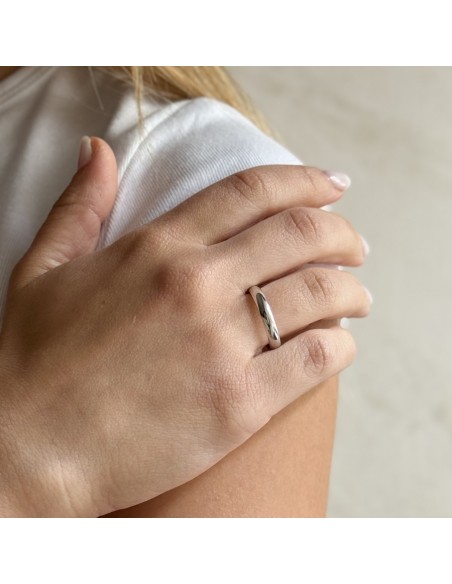 Anello Argento Rodiato Fede [dc020ba6]