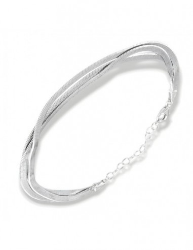 Bracciale Argento Rodiato Coda Di Topo [8fdb2bf2]