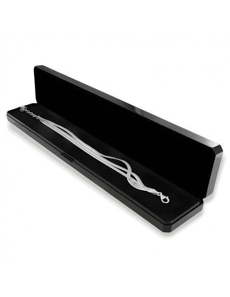 Bracciale Argento Rodiato Coda Di Topo [b88b41e6]