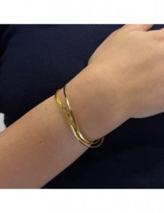 Bracciale Argento Dorato Coda Di topo [d5f431bf] 2