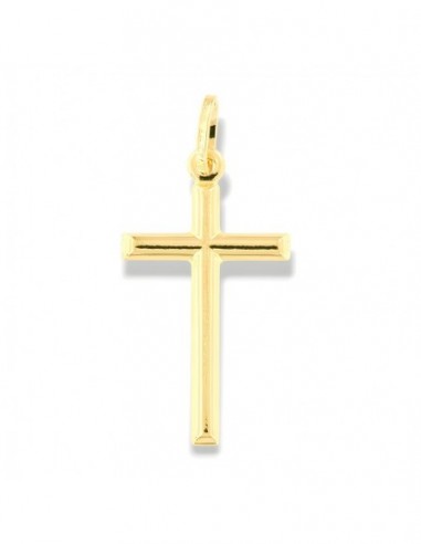 Ciondolo Oro Giallo Croce Liscia 1,17 Grammi [3c51bd9d]