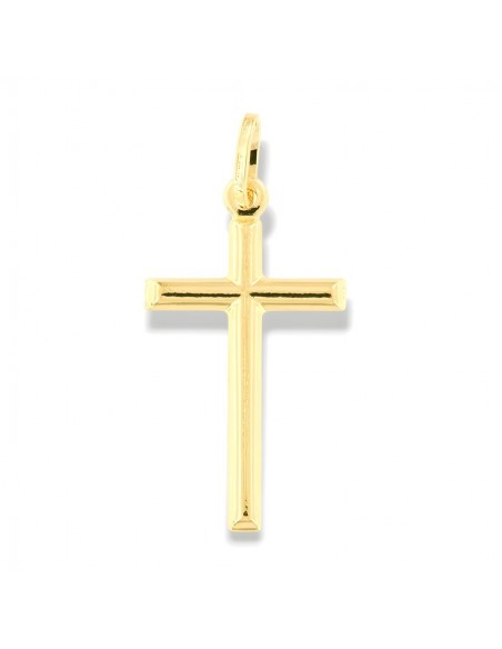 Ciondolo Oro Giallo Croce Liscia 1,17 Grammi [3c51bd9d]