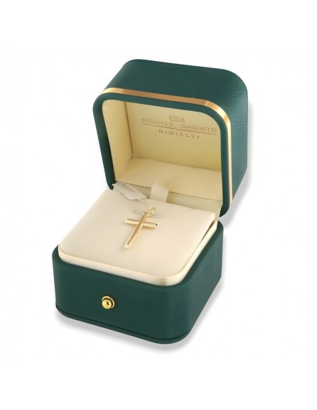 Ciondolo Oro Giallo Croce Liscia 1,17 Grammi [8b4c7c99]