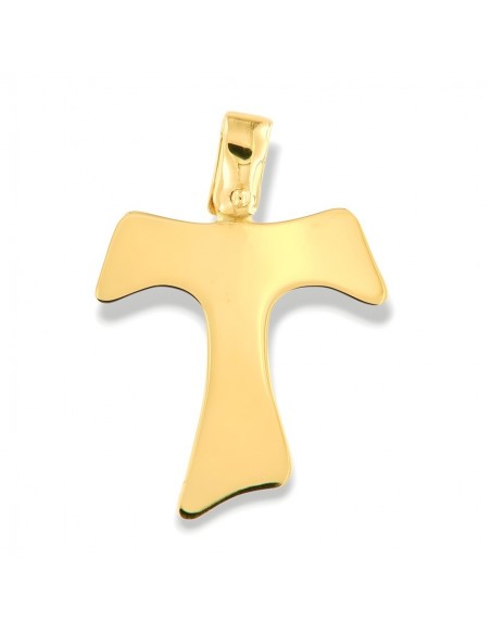 Ciondolo Oro Giallo Croce Liscia 1,00 gr [bca66ab0]