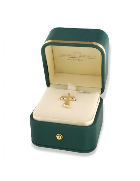 Ciondolo Oro Giallo Croce Liscia 1,00 gr [0bbbabb4]