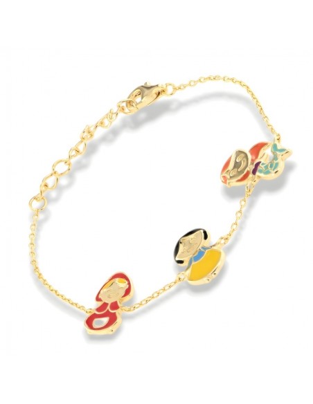 Bracciale Argento Dorato Neonato Sirena [e157b43a]