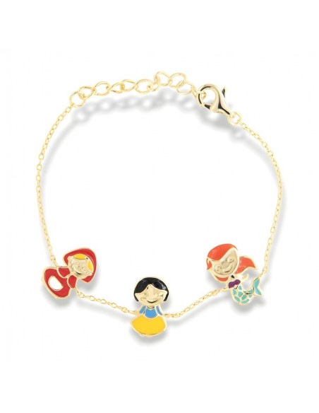 Bracciale Argento Dorato Neonato Sirena [c4dcbc33]