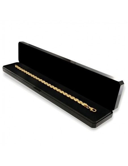 Bracciale Argento Dorato Maglia Marina [fb63706b]