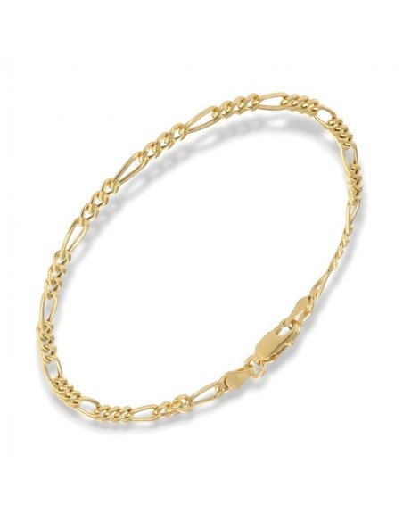 Bracciale Argento Dorato Grumetta 3+1 [13ac4c6d]