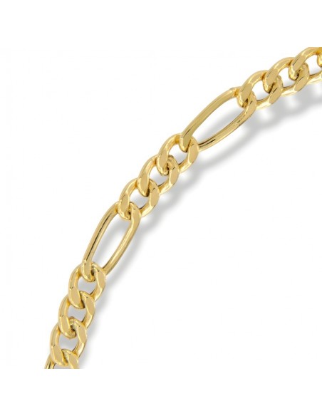 Bracciale Argento Dorato Grumetta 3+1 [e208a01b]