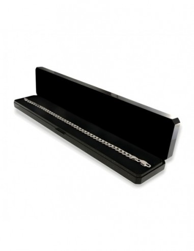 Bracciale Argento Rodiato Grumetta Sfaccettata 5,70grammi [88bdf43b]