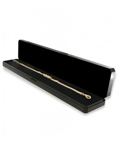 Bracciale Argento Dorato Nodo Triplo Centrale [98987b6d]