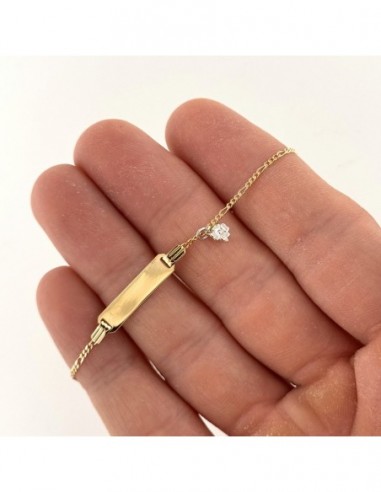 Bracciale Oro Giallo Neonato Quadrifoglio Oro Bianco [02923d7c]