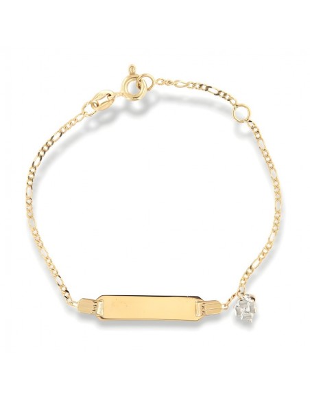 Bracciale Oro Giallo Neonato Quadrifoglio Oro Bianco [07c27a62]
