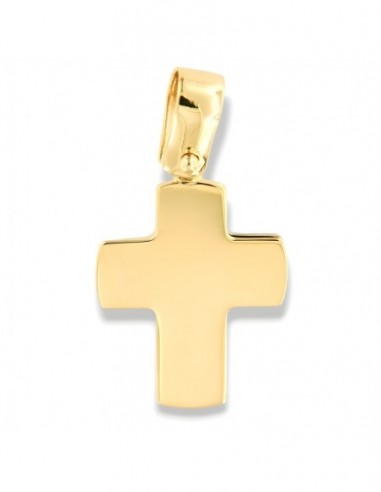 Ciondolo Oro Giallo Croce Diamante Centrale 0,01 Oro Bianco [b069e991]