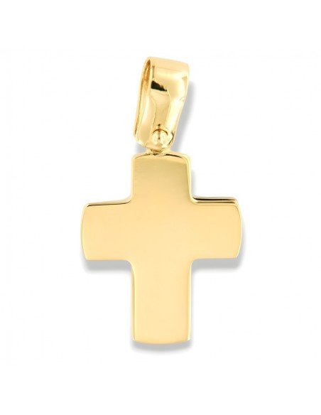 Ciondolo Oro Giallo Croce Diamante Centrale 0,01 Oro Bianco [b069e991]