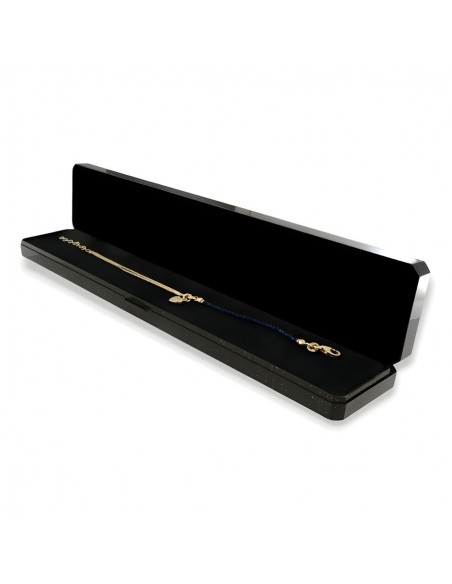 Bracciale Argento Dorato Sfere Blu Cuore [aad91cf0]