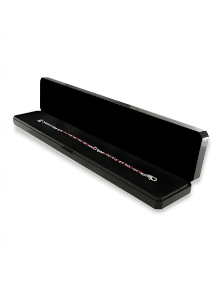 Bracciale Argento Rodiato Neonato Coccinella Sfere Rosse [f45efb56]