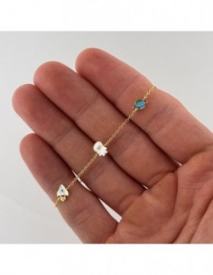 Bracciale Argento Dorato Neonato Astronauta [809cff11] 2