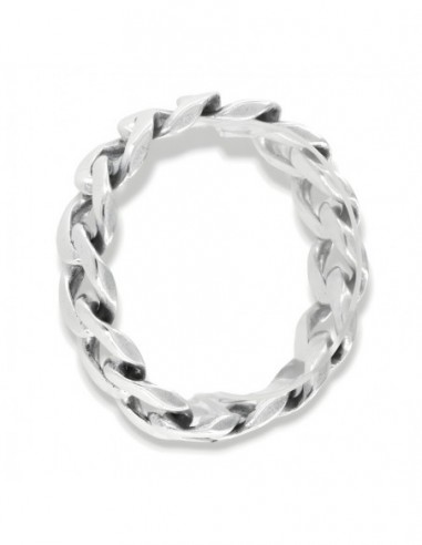 Anello Argento Rodiato Grumetta Morbida [b2d78a7b]