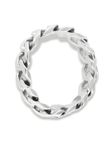 Anello Argento Rodiato Grumetta Morbida [b2d78a7b]