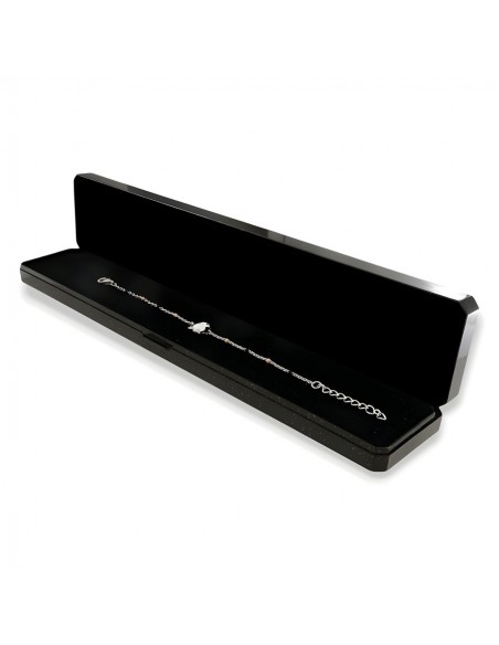 Bracciale Argento Rodiato Neonato Pinguino [9a05188e]