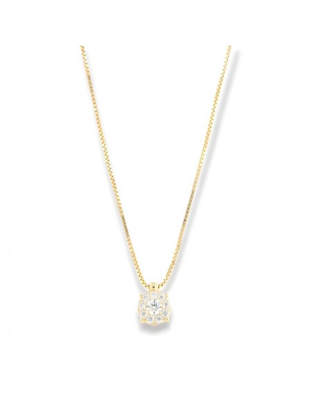 Collana Argento Dorato Punto Luce Magic 4MM [8217ccea]