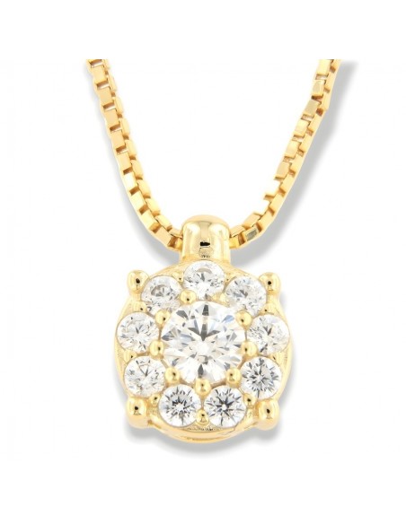 Collana Argento Dorato Punto Luce Magic 4MM [ee4e7e7c]
